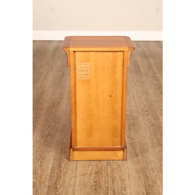 French Louis Philippe Style Pair Of Cherry Nightstands For Sale - Image 14 of 18