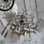 Mixed Metal "Futura" Chandelier by Sciolari For Sale In New York - Image 6 of 9