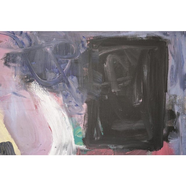 2010s N. Montiel, Abstract Composition, Oil on Canvas For Sale - Image 5 of 13