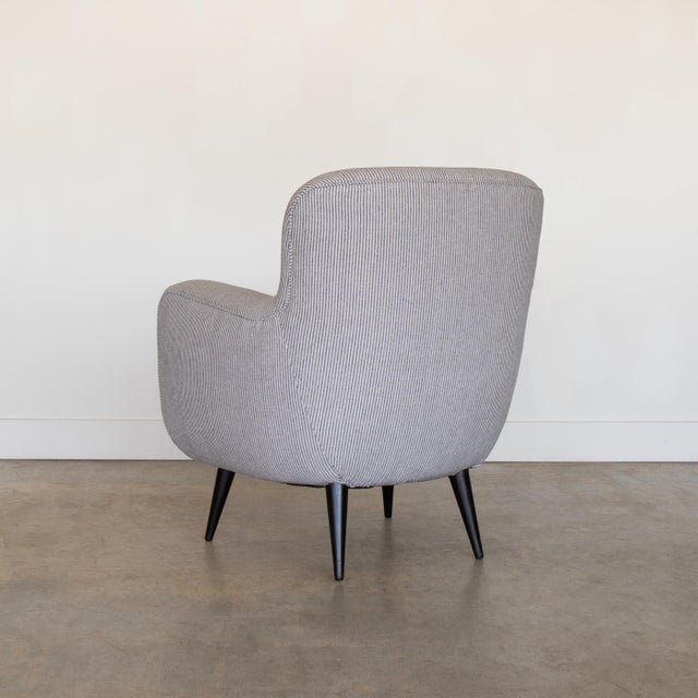 1960s Italian Upholstered Chair For Sale - Image 11 of 14
