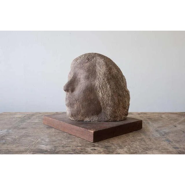 Neoclassical Gaetano Cecere Plaster Sculpture Wood Base #33 For Sale - Image 3 of 6
