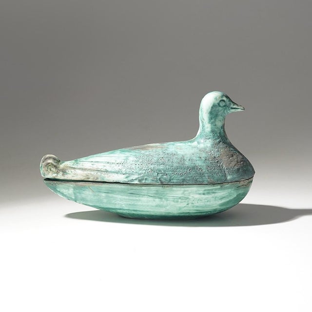 Ceramic Box in the Shape of a Bird, 1960s For Sale - Image 15 of 15