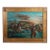 Large Oil Painting, Soldiers on Horseback, by Dakar, 20th C For Sale