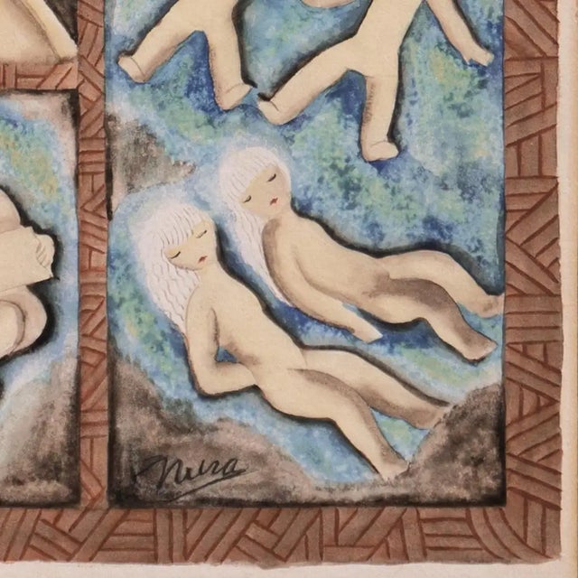 Paper 'Childhood' by Nura Ulreich For Sale - Image 7 of 9