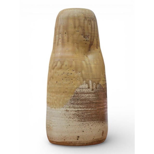 Stoneware Vase by Antoine De Vinck (1924-1992) De Vinck was also involved with the World Crafts Council (WCC) and...