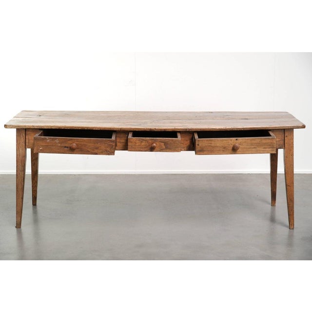 Rustic French Farmhouse Dining Table For Sale - Image 4 of 15