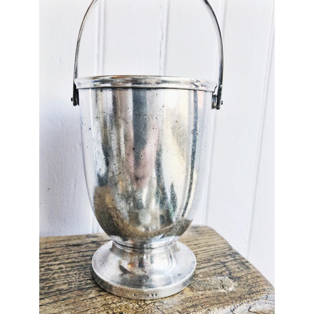 Antique Silver Ice Bucket From the Hotel D’Angleterre Chairish