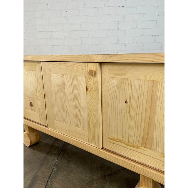Trolley Credenza in Pine For Sale - Image 12 of 13