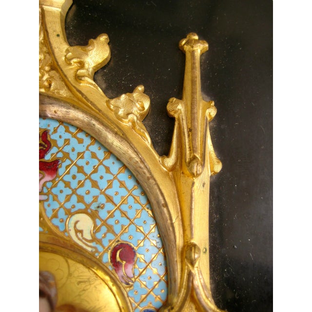 Late 19th Century French Antique Bronze 19 Century Holy Water Wall Hanging For Sale - Image 5 of 13