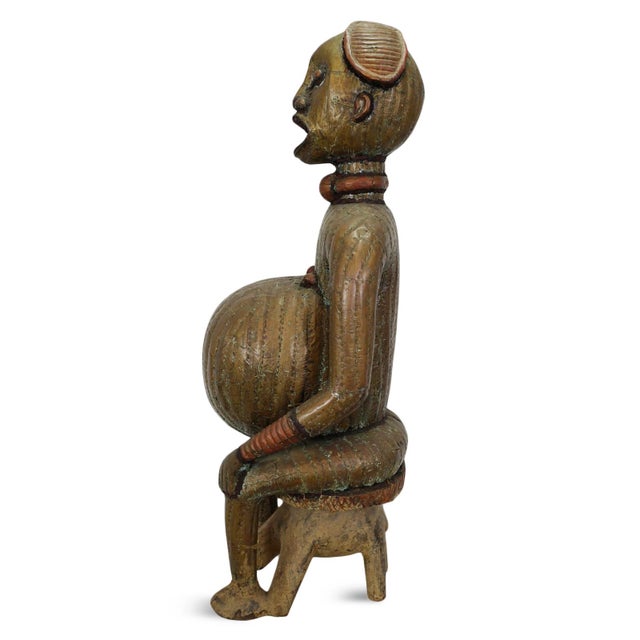 Tribal Vintage Cameroon Male / Female Fertility Sculpture For Sale - Image 3 of 7