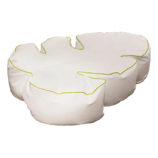 Italian Bianco Philo Soft Pouf from VGnewtrend For Sale