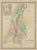 Palestine Divided Into Tribes Map with Ancient Jerusalem, Paris, 1850s For Sale - Image 3 of 11