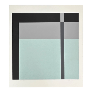 1992 'Blue Ice' Signed Limited Edition Lithograph by Jeanne Garant