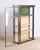 Traditional Mid 20th Century European 5 Ft. Brass Free Standing Display Case For Sale - Image 3 of 14