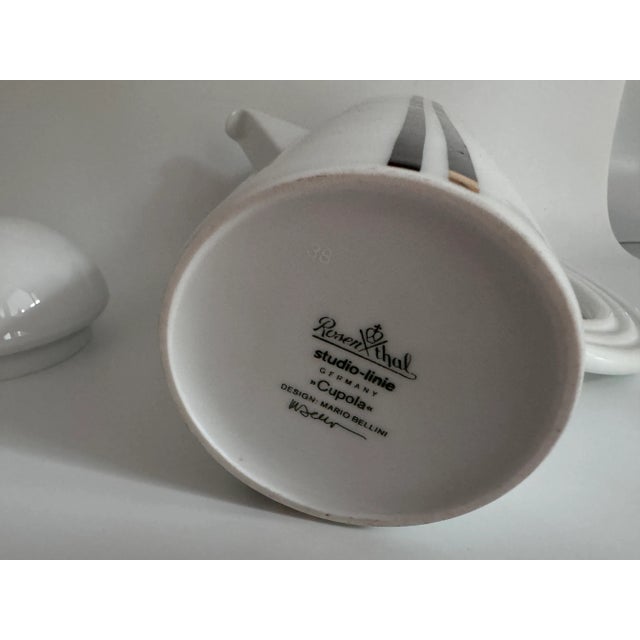 Postmodern Cupola Nera Coffee Pot by Mario Bellini for Rosenthal Studio Linie, 1990s For Sale - Image 3 of 7