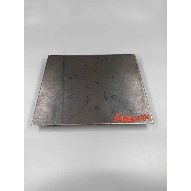 * a wall object * of the artist Klaus Meuser * untitled * Signed by the artist * undated * Width: 25 cm * Height: 16 cm *...