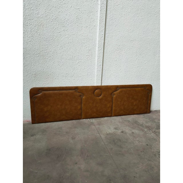 Mid-Century Leather Headboard, Spain, 1970s For Sale - Image 16 of 18
