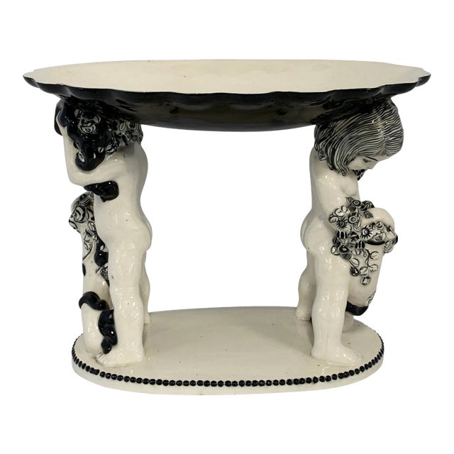 Wiener Keramik Werkstätte Centerpiece Putti For Sale