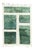 Vintage Green Beni Mrirt Grid Pattern Rug, 2010s For Sale