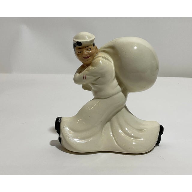 American Antique Sailor Penny Bank from Seamen's Bank For Sale - Image 3 of 9