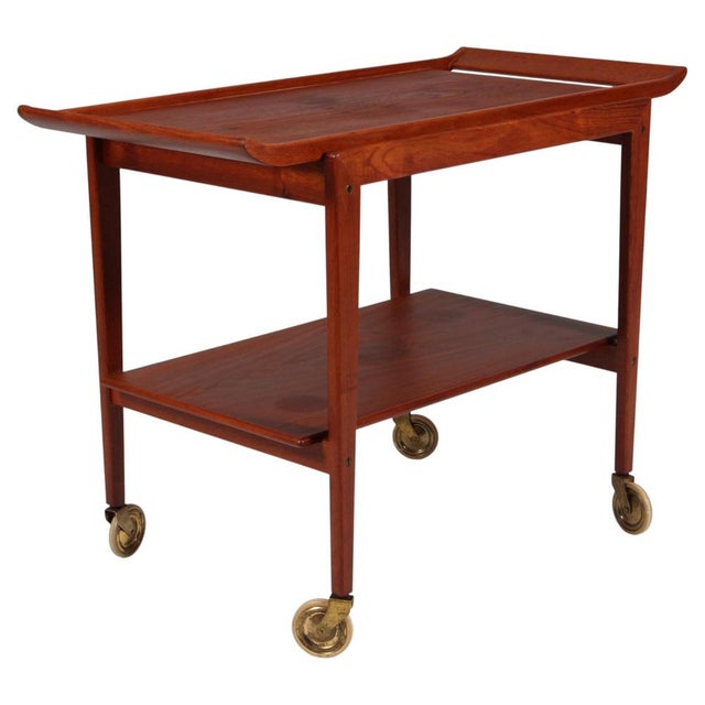 Vintage Tray Table by Peter Hvidt & Orla Mølgaard-Nielsen for France & Søn, 1960s For Sale - Image 9 of 9