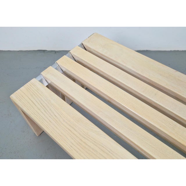 Slat Bench Coffee Table by Walter Antonis for 't Spectrum, 1970s For Sale - Image 12 of 13
