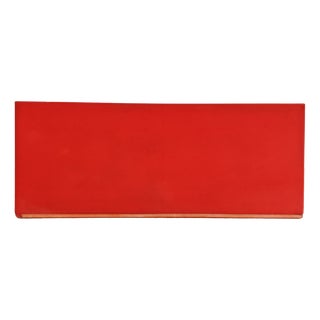 Red Scacchi Pouf Table Module by Mario Bellini for B&b Italia, 1970s For Sale