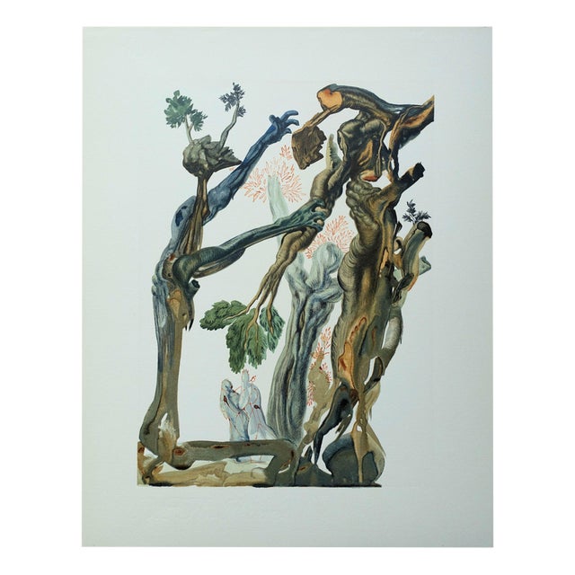 Salvador Dali, The Forest of Suicides, Woodcut For Sale