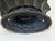 Late 19th Century Antique French Neoclassical Cast Iron Fluted Garden Urns, Circa 1900 a Pair For Sale - Image 5 of 7