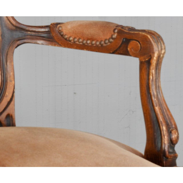 Early 20th Century French Caned Back Fauteuil Armchair For Sale In Nashville - Image 6 of 11