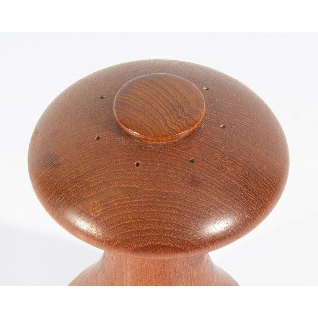 Late 20th Century Jens Quistgaard Dansk Teak Mushroom Pepper Mill For Sale - Image 5 of 8