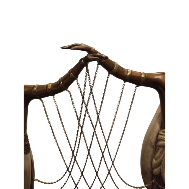 Erte Romain De Tirtoff the Wedding Bronze Sculpture Figural Dance Fine Art 1986 For Sale - Image 11 of 18