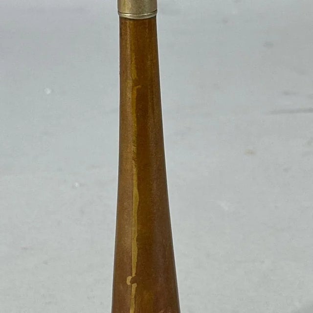 Early 20th Century Antique English Victorian Brass and Copper Equestrian Fox Hunting Horn by Swaine & Adeney, London For Sale - Image 5 of 8