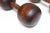 Pair of Vintage Primitive Oversized Carved Wooden Hand Weights/Dumbbells For Sale - Image 10 of 17