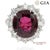 GIA Certified Natural Diamond and Garnet Platinum 900 Ring Metal Type: Solid Platinum 900 Total Item Weight: 17.7 Grams...