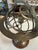 Modern Brass Armillary Sphere on Wooden Base, Celestial Decorative Object For Sale - Image 3 of 7
