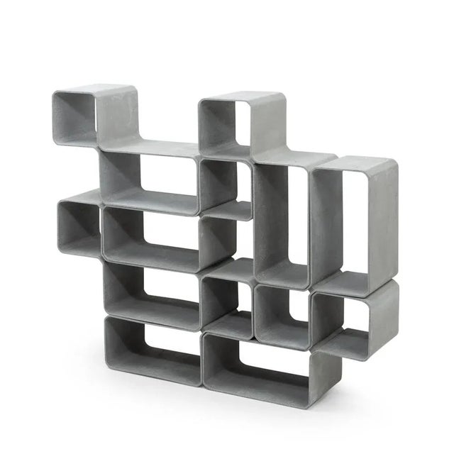 A modular Tetris storage unit designed by Kevin Fries and Jakob Zumbühl in the 2000s (Switzerland). The piece is made from...