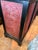 1950s Rare Large Asian Black Lacquer & Cinnabar Four Door Server, Console 70 Inch Long For Sale In West Palm - Image 6 of 9