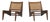 Kangaroo Chair Armchairs by Pierre Jeanneret, 1950s, Set of 2 For Sale