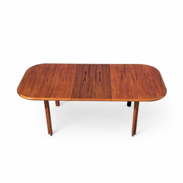 Mid-Century Modern Danish Mid-Century Teak Butterfly-Leaf Dining Table, Mid-Century Modern, Scandinavian For Sale - Image 3 of 18