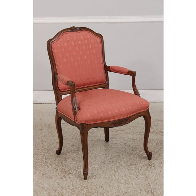 French Pair of Lewis Mittman Louis XV Fauteuil Armchairs For Sale - Image 3 of 18