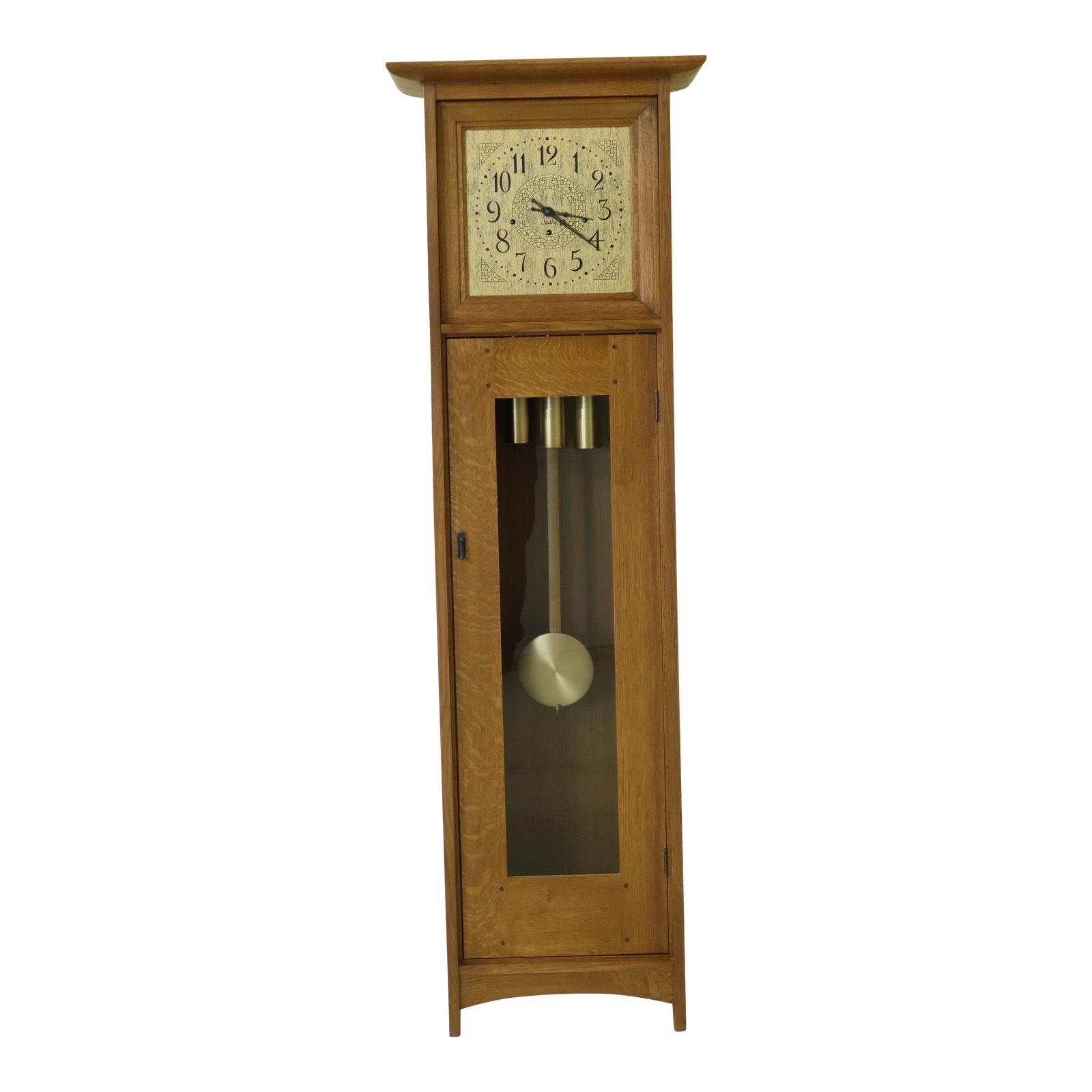 Stickley Mission Oak Arts & Crafts Grandfather Clock Chairish