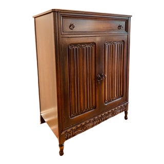 1930s French Art Deco Hand Carved Chest of Drawers For Sale