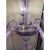 Italian Handmade Murano Style Glass Chandelier in Light Violet by Simoeng For Sale - Image 7 of 9