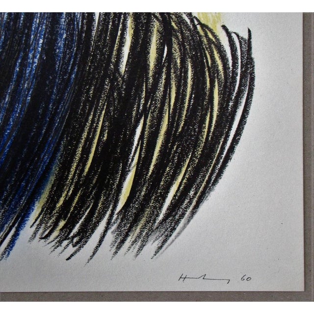 After Hans Hartung, Pastel P.1960-116, 1961, Offset Lithograph For Sale - Image 5 of 11