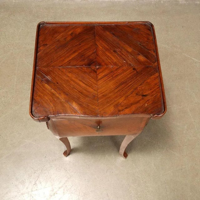 Side Table in Walnut For Sale - Image 3 of 7