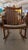 Brown 1970s Danish Modern Oversized Teak Rocking Chair For Sale - Image 8 of 11