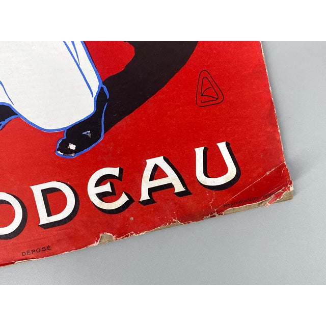 Advertising Poster from Pérodeau Cognac, Paris, 1920s For Sale - Image 14 of 18