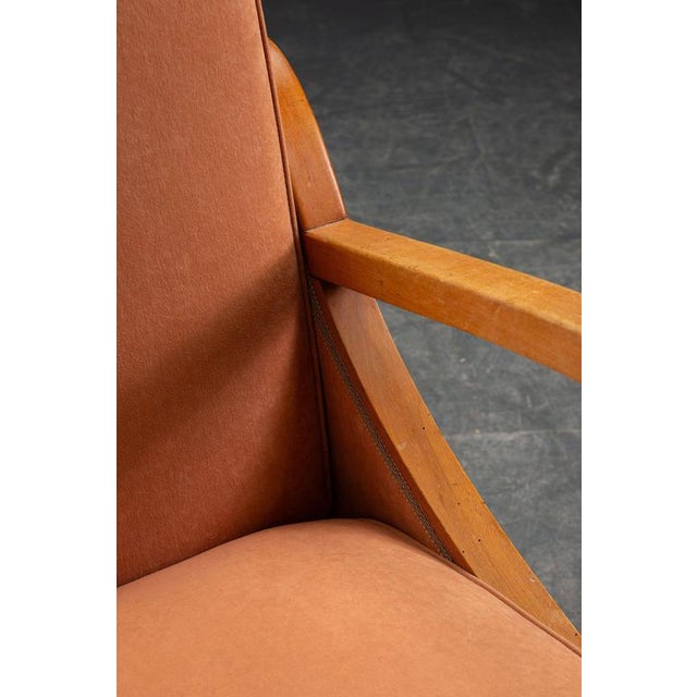 Wood Art Deco Armchairs, 1940s, Set of 2 For Sale - Image 7 of 15