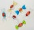 Mid 20th Century Vintage Colorful Murano Blown Glass Wrap Candies, Set of 6 For Sale - Image 5 of 5